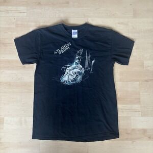 Y2K Atlantis Prom Black Graphic T Shirt Sz M